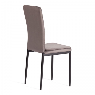 Стул Tetchair VERTER mod. 37-1 металл, вельвет, 47,8 х 41,5 х 97 см, Dark grey темно-серый HLR24 / черный