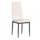 Стул Tetchair Easy mod. 24-1 металл, вельвет, 49 х 41 х 98 см, light beige светло-бежевый HLR2 / черный