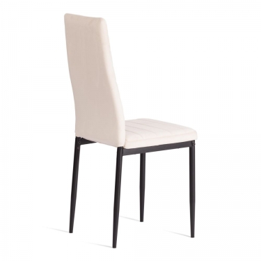 Стул Tetchair Easy mod. 24-1 металл, вельвет, 49 х 41 х 98 см, light beige светло-бежевый HLR2 / черный