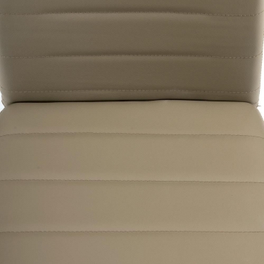 Стул Tetchair Easy mod. 24 / 1 шт. в упаковке металл/экокожа, 40x42x95.5, пепельно-коричневый/серый