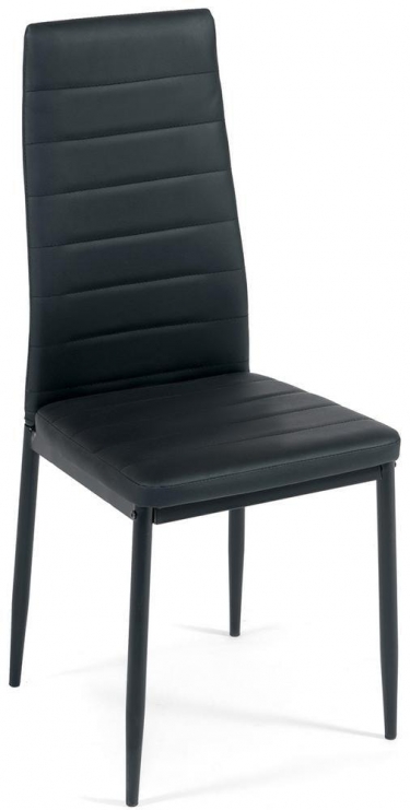 Стул Tetchair Easy mod. 24 / 1 шт. в упаковке металл/экокожа, 40x42x95.5см, черный