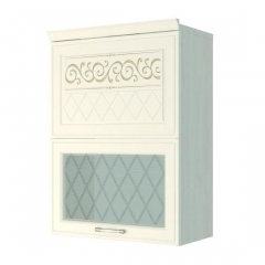 Шкаф-витрина кухонный с системой плавного закрывания Витра Тиффани 19.80.1