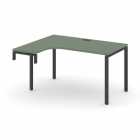 Стол-надставка на опорную тумбу левый Рива CONCEPT CN.OSAN-002L Кобо Антрацит