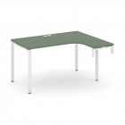 Стол-надставка на опорную тумбу правый Рива CONCEPT CN.OSAN-002R Сандал Янтарный Белый