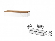 Туалетный стол-консоль Витра Монако 903.15 Дуб Вотан / Белый шпон / Альпийский белый