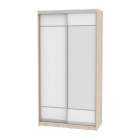 Шкаф-купе Аларти B-220х120х60-1ДСС-Белый-D7D8
