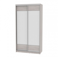 Шкаф-купе Аларти B-220х120х60-2ДСС-Белый-D10D10