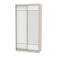 Шкаф-купе Аларти B-220х120х60-3ДСС-Белый-D9D10