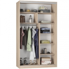 Шкаф-купе Аларти B-220х135х60-1ДСС-D9D9