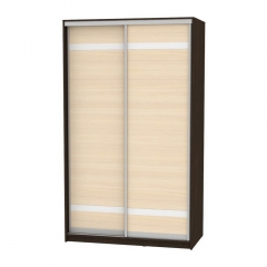 Шкаф-купе Аларти B-220х135х60-1Венге-ДМ-D9D10