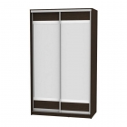 Шкаф-купе Аларти B-220х135х60-2Венге-D10D10