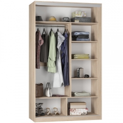 Шкаф-купе Аларти B-220х135х60-2Белый-D7D8