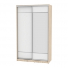 Шкаф-купе Аларти B-220х135х60-3ДСС-Белый-D9D10