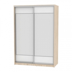 Шкаф-купе Аларти B-220х160х60-1ДСС-Белый-D8D8