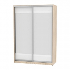 Шкаф-купе Аларти B-220х160х60-1ДСС-Белый-D10D10