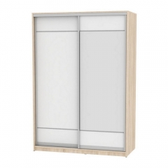 Шкаф-купе Аларти B-220х160х60-1ДСС-Белый-D7D8