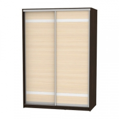 Шкаф-купе Аларти B-220х160х60-2Венге-ДМ-D9D9