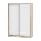 Шкаф-купе Аларти B-220х160х60-2ДСС-Белый-D9D9