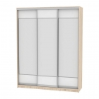 Шкаф-купе Аларти B-220х180х60-1ДСС-Белый-D8D8D8