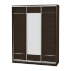 Шкаф-купе Аларти B-220х180х60-3Венге-D7D8D7