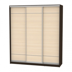 Шкаф-купе Аларти B-220х200х60-2Венге-ДМ-D7D7D7