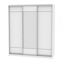 Шкаф-купе Аларти B-220х200х60-2Белый-D7D8D7