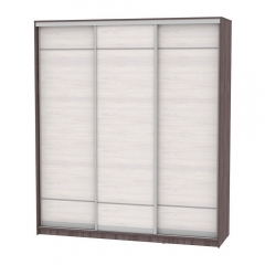 Шкаф-купе Аларти B-220х200х60-3ЯАТ-ЯАС-D7D7D7