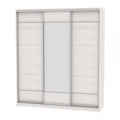 Шкаф-купе Аларти B-220х200х60-3ЯАС-D7D8D7