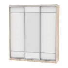 Шкаф-купе Аларти B-220х200х60-3ДСС-Белый-D7D8D7