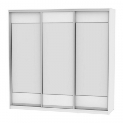 Шкаф-купе Аларти B-220х235х60-1Белый-D8D8D8