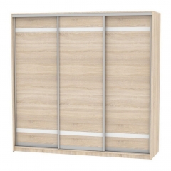 Шкаф-купе Аларти B-220х235х60-2ДСС-D9D9D9