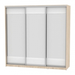 Шкаф-купе Аларти B-220х235х60-2ДСС-Белый-D10D10D10