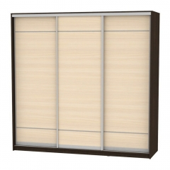 Шкаф-купе Аларти B-220х235х60-3Венге-ДМ-D7D7D7