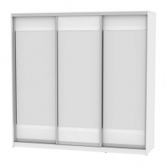 Шкаф-купе Аларти B-220х235х60-3Белый-D10D10D10