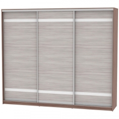 Шкаф-купе Аларти B-220х270х60-2ЯШТ-ЯШС-D9D9D9