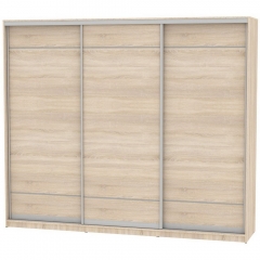 Шкаф-купе Аларти B-220х270х60-3ДСС-D7D7D7