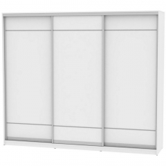 Шкаф-купе Аларти B-220х270х60-3Белый-D7D7D7