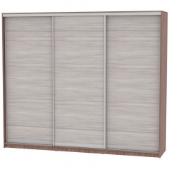 Шкаф-купе Аларти B-220х270х60-3ЯШТ-ЯШС-D7D7D7