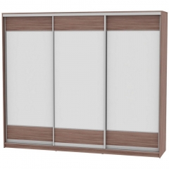 Шкаф-купе Аларти B-220х270х60-3ЯШТ-D8D8D8