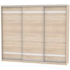 Шкаф-купе Аларти B-220х270х60-3ДСС-D9D9D9