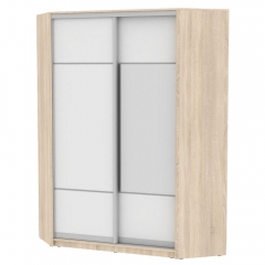 Шкаф-купе Аларти YA-198х1250-3ДСС-Белый-D4D3