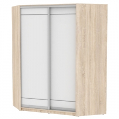 Шкаф-купе Аларти YA-198х1400-568-1ДСС-Белый-D1D1