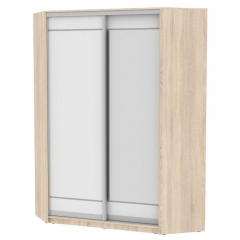 Шкаф-купе Аларти YA-198х1250-4ДСС-Белый-D1D2