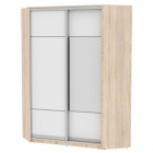 Шкаф-купе Аларти YA-198х1250-4ДСС-Белый-D4D3