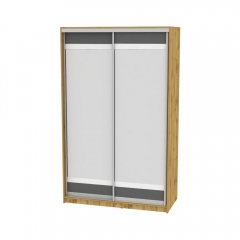 Шкаф-купе Аларти B-230х135х60-3ДВ-Графит-D10D10