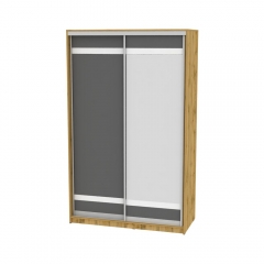 Шкаф-купе Аларти B-230х135х60-2ДВ-Графит-D9D10