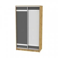 Шкаф-купе Аларти B-230х120х60-3ДВ-Графит-D9D10