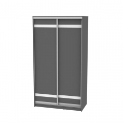 Шкаф-купе Аларти B-230х120х60-2Графит-D9D9