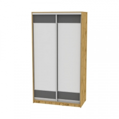 Шкаф-купе Аларти B-230х120х60-3ДВ-Графит-D8D8