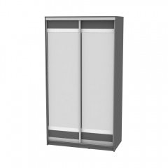 Шкаф-купе Аларти B-230х120х60-2Графит-D10D10